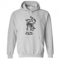 Soft Kitty, Warm Kitty, Happy Kitty, Sleepy Kitty Purr Purr Purr Unisex Classic Kids and Adults Pullover Hoodie								 									 									